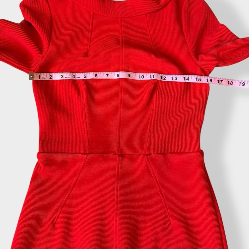 Boden Marissa Vibrant Red Midi Dress Power Red Sheath Holiday 6 Long Runs Small - Picture 13 of 14